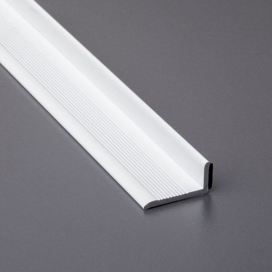 Abschlussprofil selbstklebend weiß #F003821