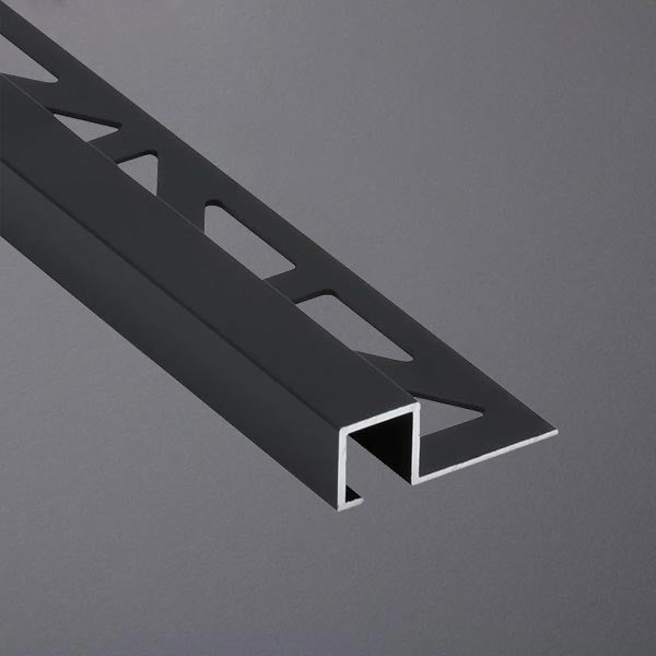 Dural Quadratprofil Aluminium schwarz matt