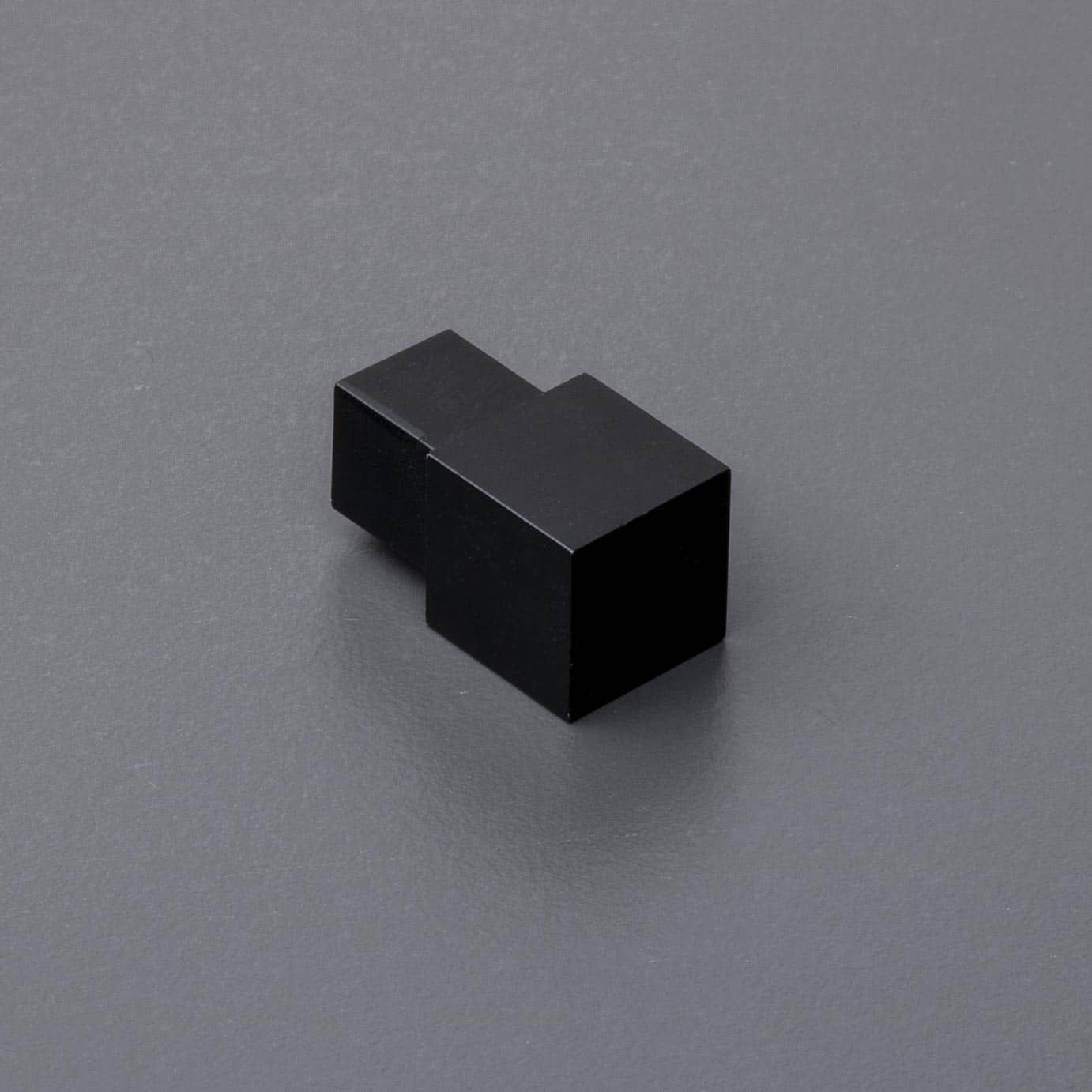 Quadratprofilecke Aluminium schwarz