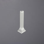 Außenecken Sockelleiste silber gebürstet