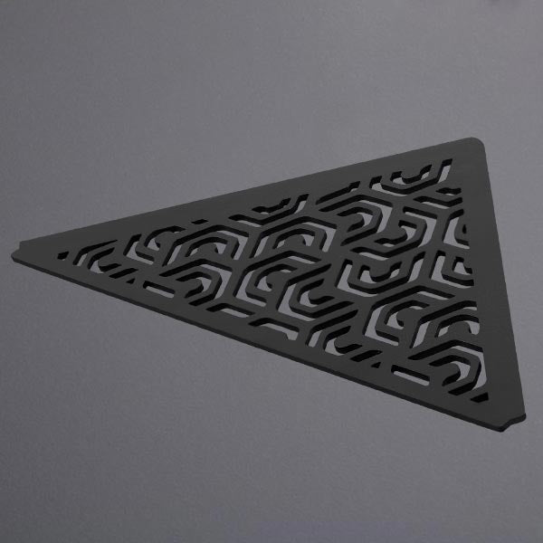 Duschablage schwarz dreieckig PENTA #F003627