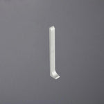 Endkappe links Sockelleiste silber gebürstet #F001052 #F001058