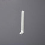 Endkappe rechts Sockelleiste silber gebürstet #F001053 #F001059