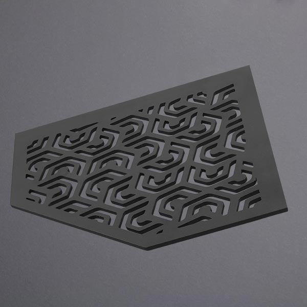 Duschablage schwarz fünfeckig PENTA #F003623