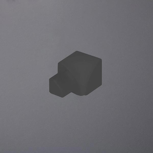 Rundprofil Innenecken Aluminium schwarz