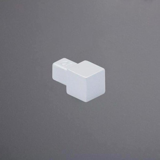 Quadratprofilecke Aluminium silber