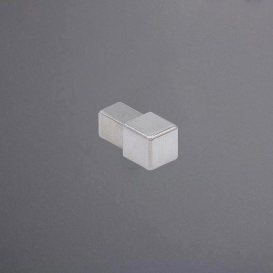 Quadratprofilecke Edelstahl gebürstet