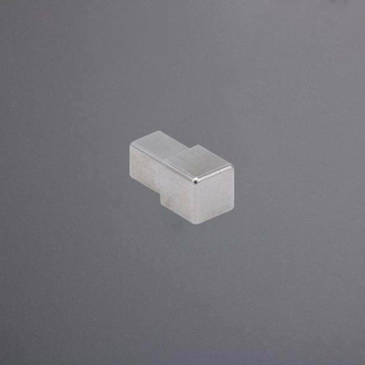 Quadratprofilecke Edelstahl natur