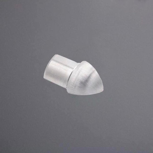 Rundprofil Außenecke Edelstahl gebürstet