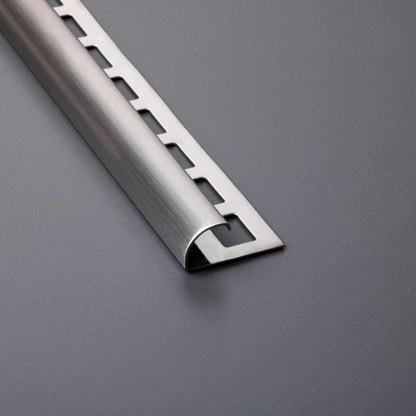 Viertelkreisprofil Edelstahl gebürstet