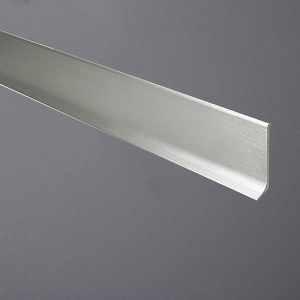 Sockelleiste Aluminium silber gebürstet