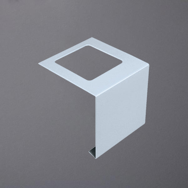 Verbinder Balkonprofil L-Form Aluminium silber