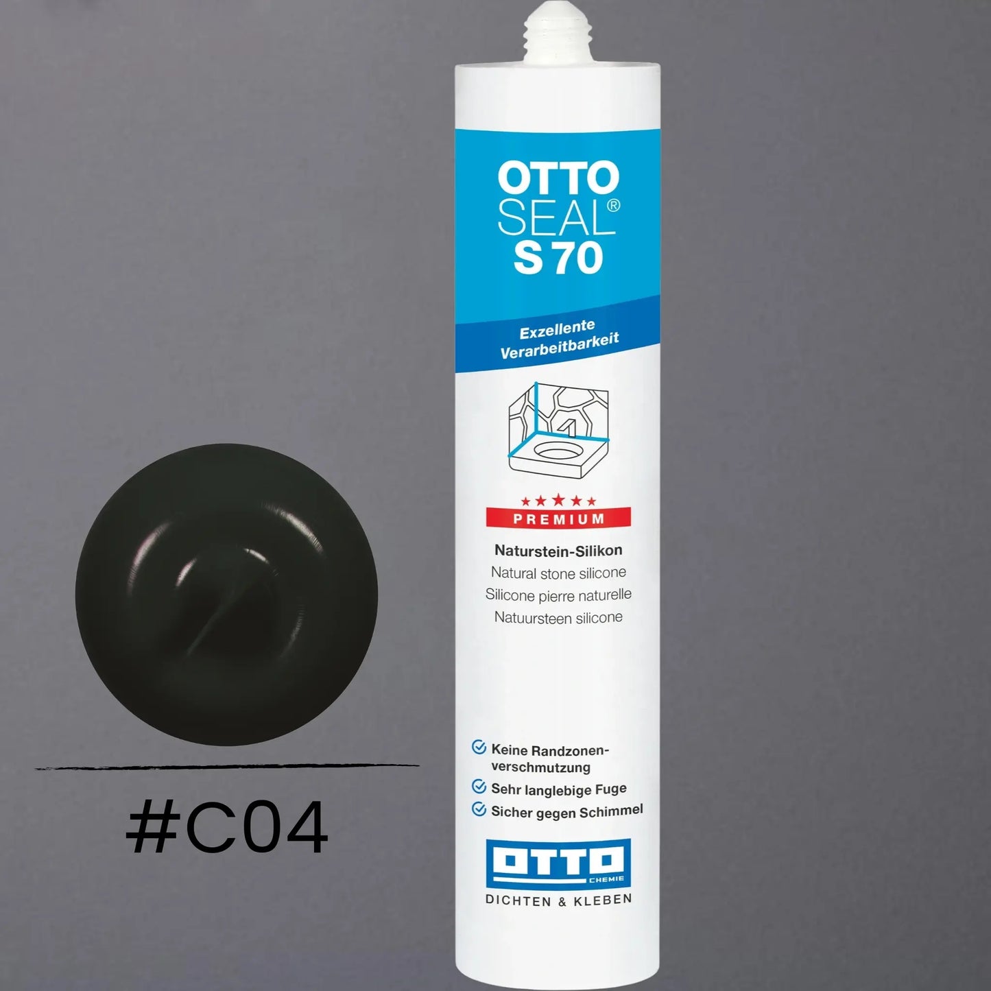 Produktbild OTTOSEAL S 70 – Marmor und Naturstein schwarz C04
#F005461
