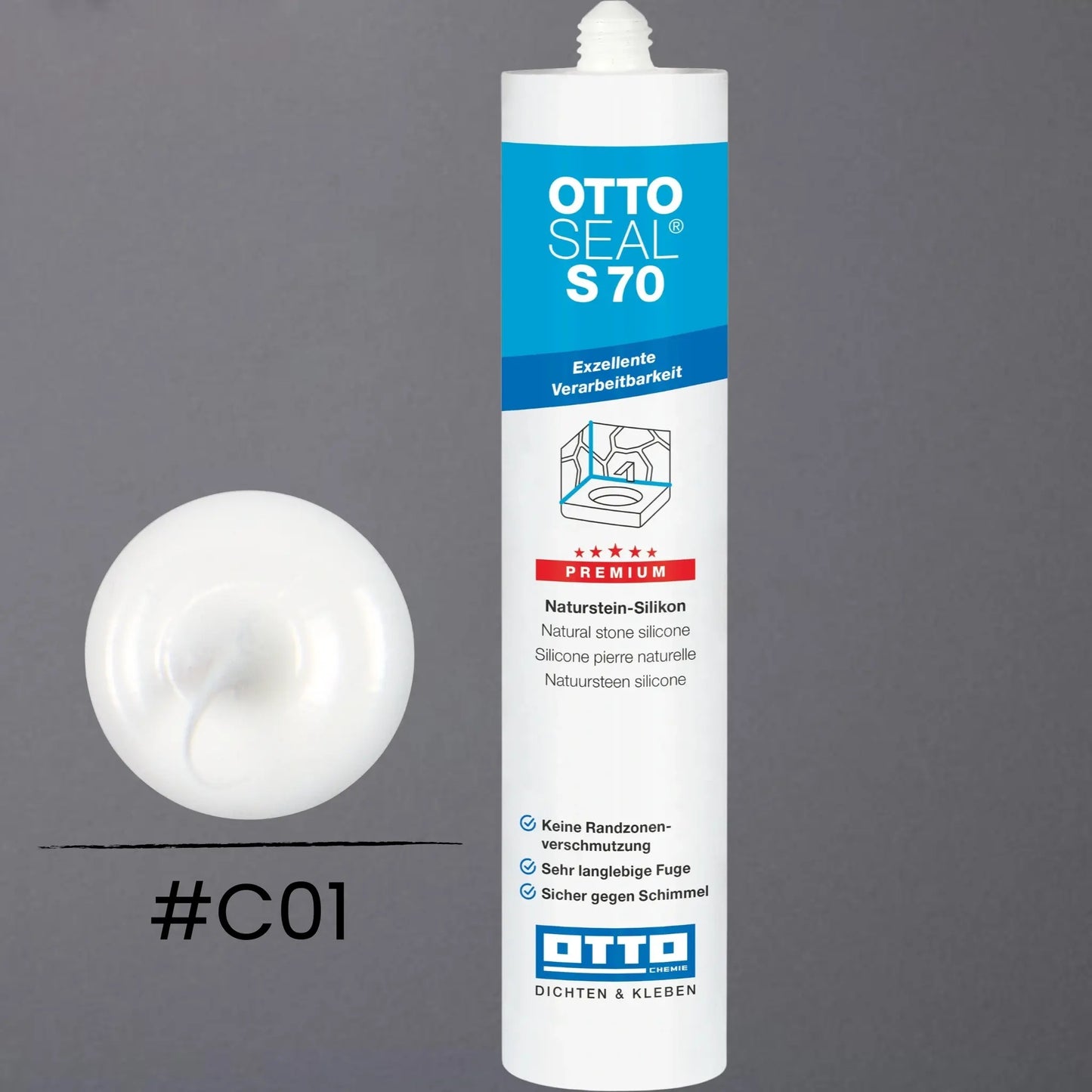 Produktbild OTTOSEAL S 70 – Marmor und Naturstein weiß C01
#F005460

