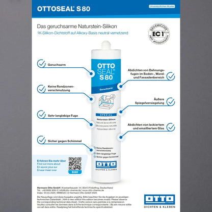 Musterkarte OTTOPSEAL S80 mit Eigenschaften