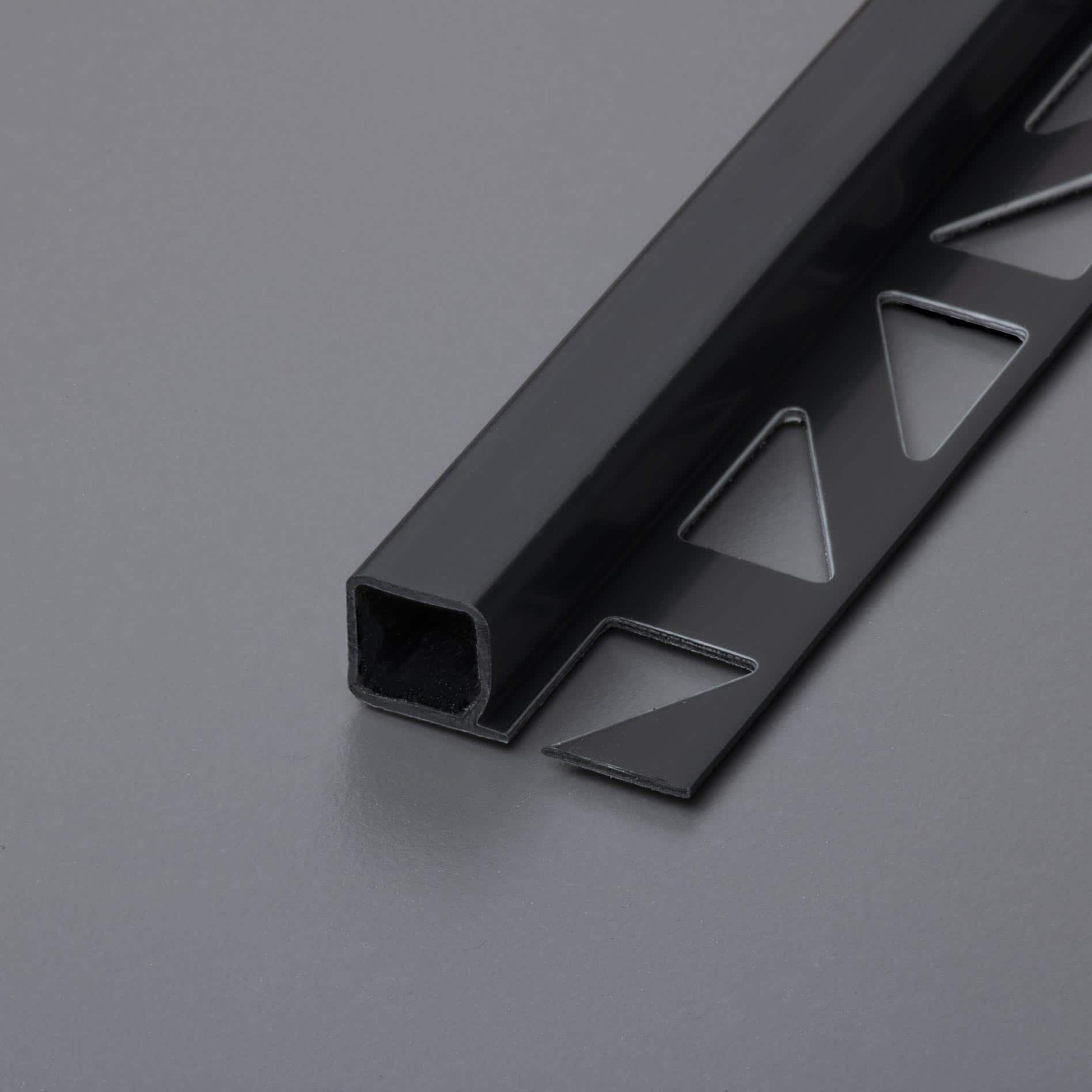 Quadratprofil PVC schwarz