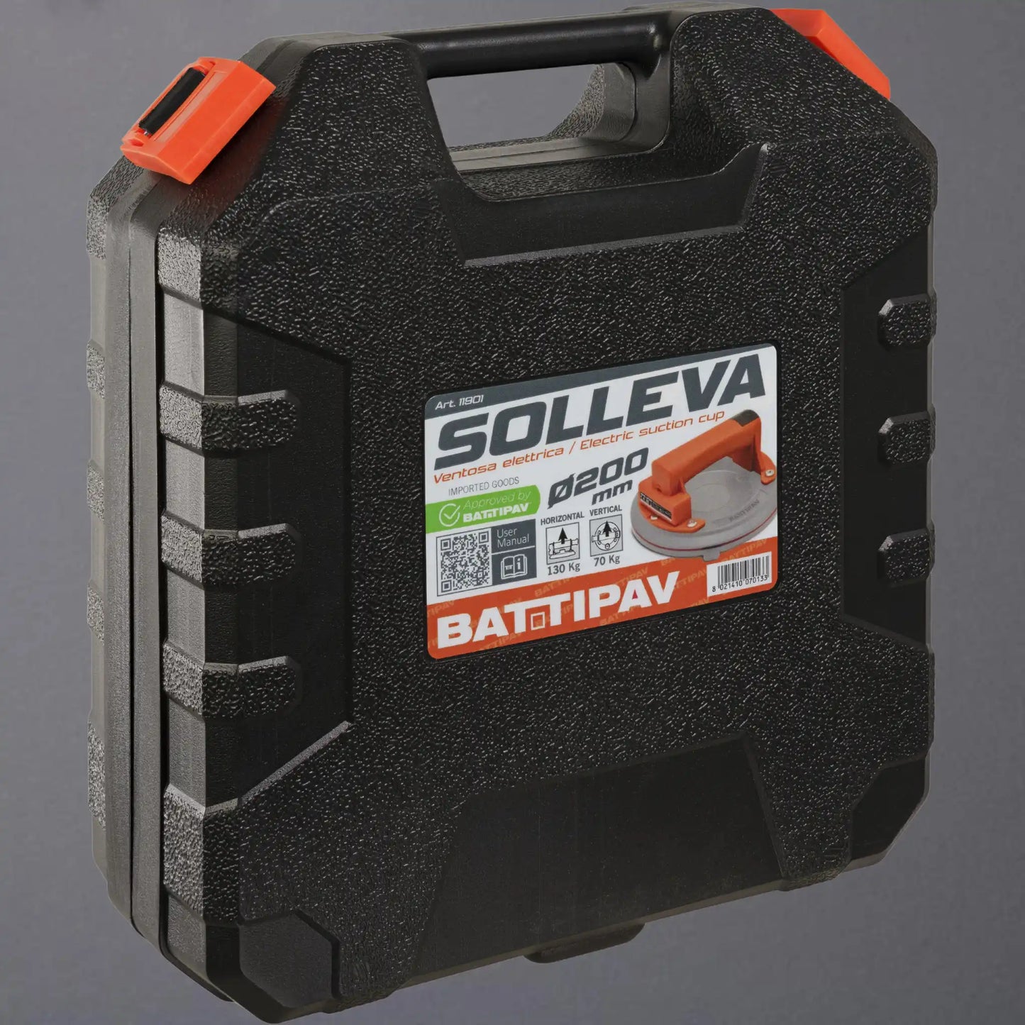 Verpackung seitlich Saugheber Solleva von Battipav