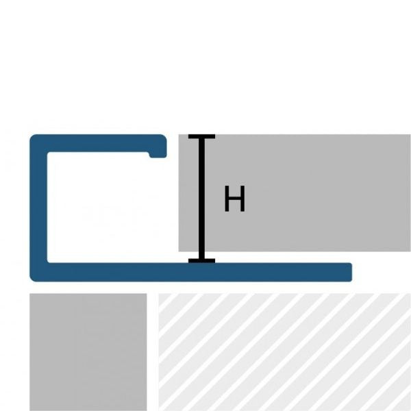Zeichnung Höhe Quadratprofil