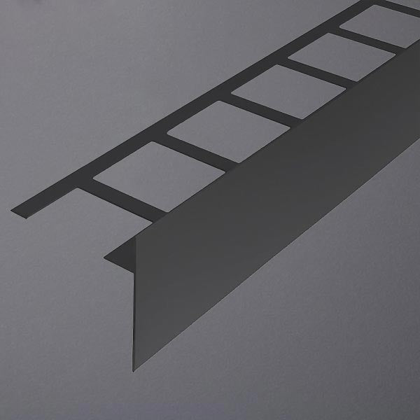 Balkonwinkelprofil T-Form anthrazit Aluminium