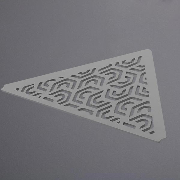 Duschablage Aluminium betongrau dreieckig PENTA #F003643