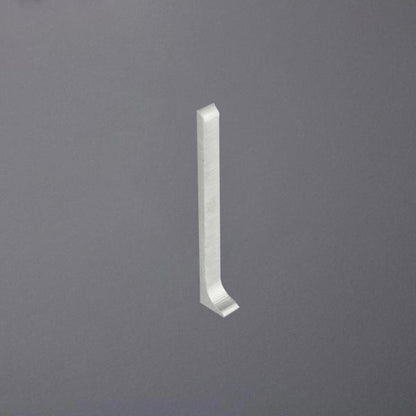 Endkappe links Sockelleiste silber gebürstet #F001052 #F001058
