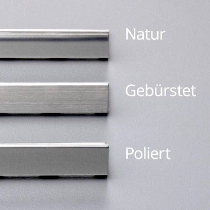 Oberflächen der Edelstahlprofile
