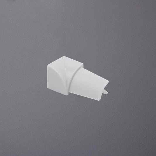 Rundprofil Innenecke PVC hellgrau