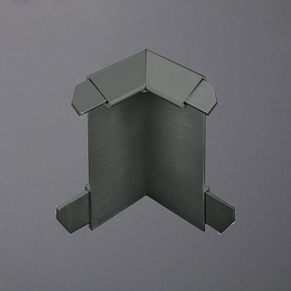 Innenecke Balkonwinkelprofil mit Tropfkante anthrazit 60mm Blende
#F001201

