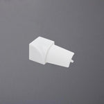 Rundprofil Innenecke PVC weiß
