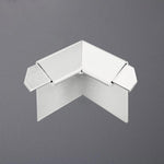 Innenecke Balkonwinkelprofil mit Tropfkante silber und 18mm Blendenhöhe #F001208

