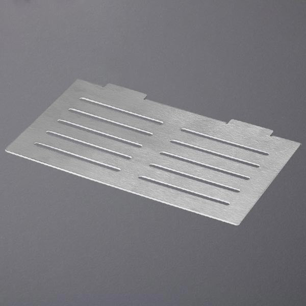 Duschablage aus Edelstahl rechteckig Muster LINE #F003665