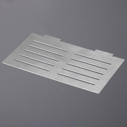 Duschablage aus Edelstahl rechteckig Muster LINE #F003665