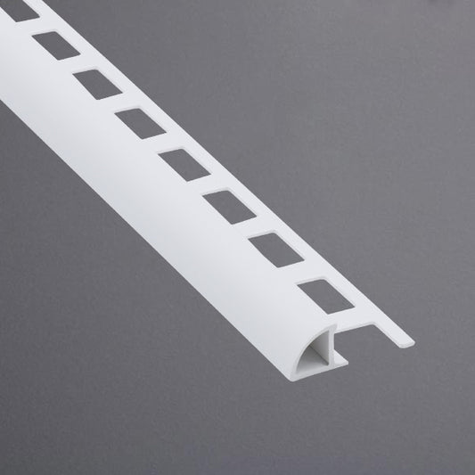 Viertelkreisprofil PVC weiß